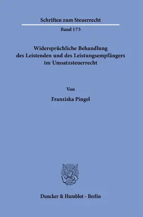 Widersprüchliche Behandlung des Leistenden und des Leistungsempfängers im Umsatzsteuerrecht.