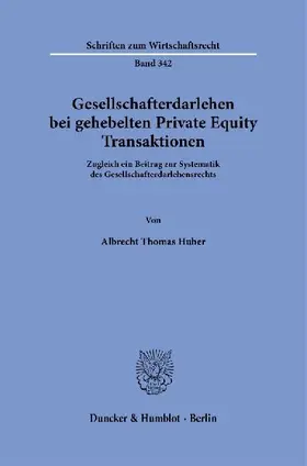 Gesellschafterdarlehen bei gehebelten Private Equity Transaktionen