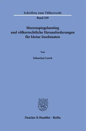 Meeresspiegelanstieg und völkerrechtliche Herausforderungen für kleine Inselstaaten.