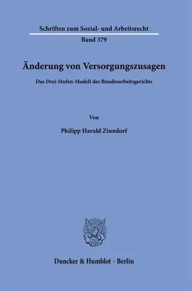 Änderung von Versorgungszusagen.