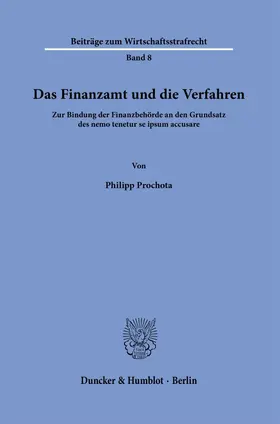 Das Finanzamt und die Verfahren