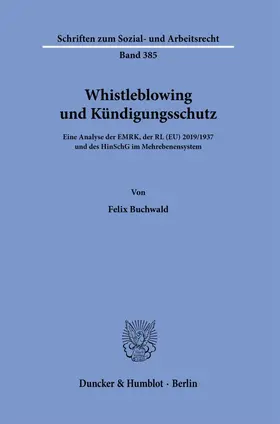 Whistleblowing und Kündigungsschutz