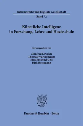Künstliche Intelligenz in Forschung, Lehre und Hochschule