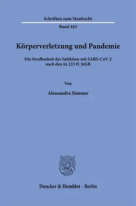 Körperverletzung und Pandemie