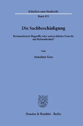 Die Sachbeschädigung