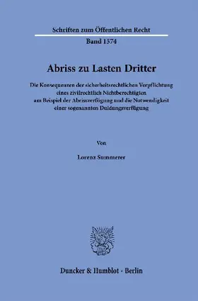 Abriss zu Lasten Dritter
