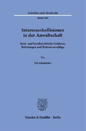 Interessenkollisionen in der Anwaltschaft
