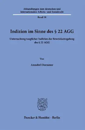 Indizien im Sinne des § 22 AGG