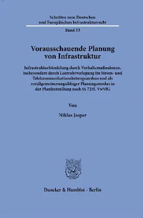 Vorausschauende Planung von Infrastruktur