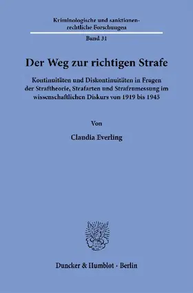 Der Weg zur richtigen Strafe