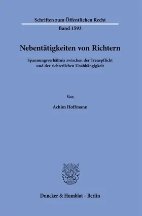Nebentätigkeiten von Richtern