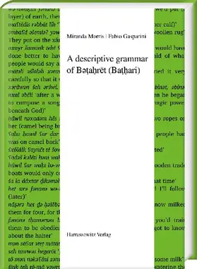 A descriptive grammar of B¿¿a¿r¿t (Ba¿¿ari)