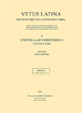 Vetus Latina - Epistula ad Corinthios I