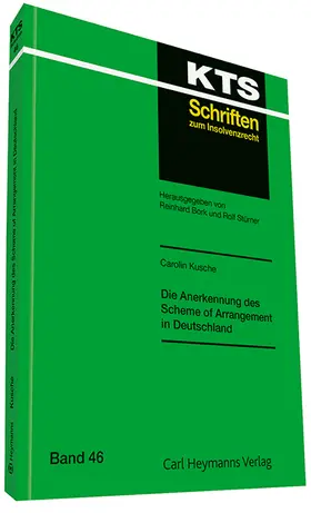 Die Anerkennung des Scheme of Arrangement in Deutschland