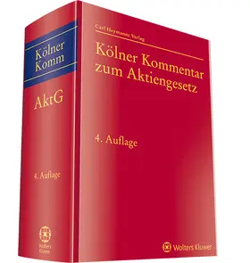 Kölner Kommentar zum AktienG inkl. bereits erschienene Bände