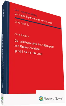 Die urheberrechtliche Zulässigkeit von Online-Archiven gemäß §§ 48-50 UrhG