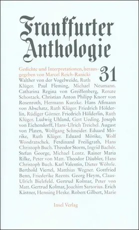 Frankfurter Anthologie. Gedichte und Interpretationen