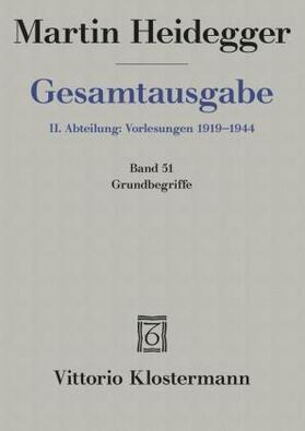 2. Abt: Vorlesungen / Grundbegriffe (Sommersemester 1941)