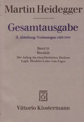 Martin Heidegger Gesamtausgabe