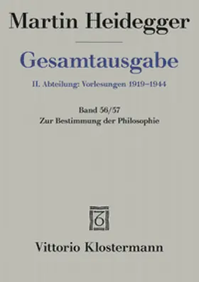 Martin Heidegger Gesamtausgabe