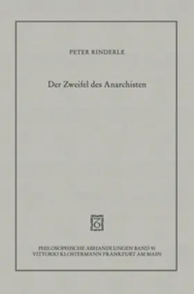 Der Zweifel des Anarchisten