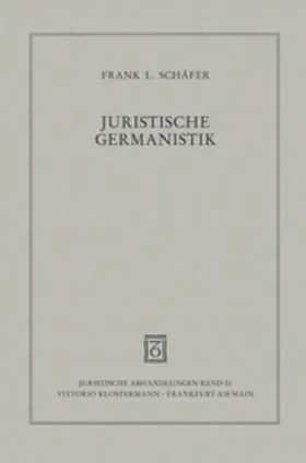 Juristische Germanistik