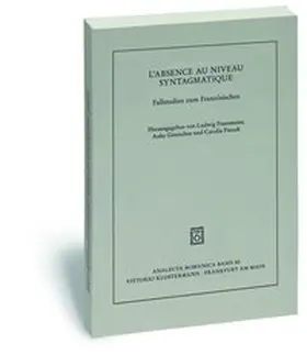 L'absence au niveau syntagmatique