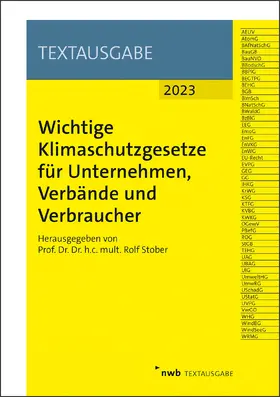 Wichtige Klimaschutzgesetze für Unternehmen, Verbände und Verbraucher