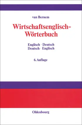 Wirtschaftsenglisch-Wörterbuch