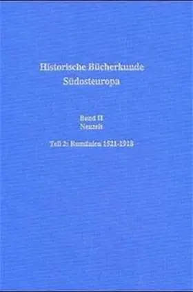 Historische Bücherkunde Südosteuropa