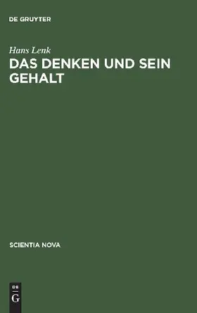 Das Denken und sein Gehalt