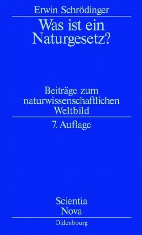 Was ist ein Naturgesetz?