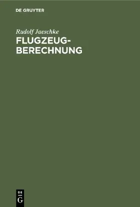 Flugzeugberechnung