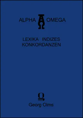 Lexika Indizes Konkordanzen