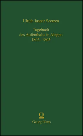 Tagebuch des Aufenthalts in Aleppo 1803-1805