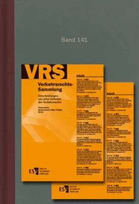 Verkehrsrechts-Sammlung (VRS) Band 141
