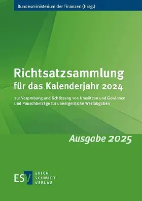 Richtsatzsammlung für das Kalenderjahr 2024