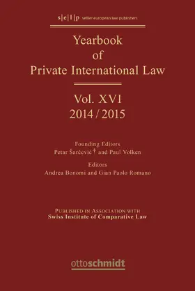 Yearbook of Private International Law