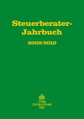 Steuerberater-Jahrbuch 2009/2010