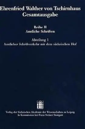 Ehrenfried Walther von TschirnhausGesamtausgabe