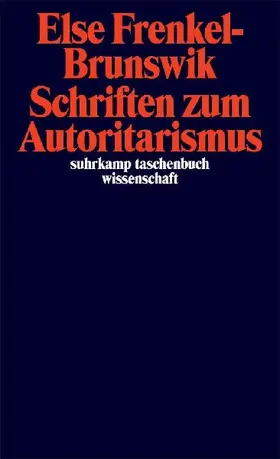 Schriften zum Autoritarismus