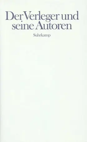 Der Verleger und seine Autoren