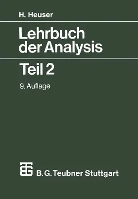 Lehrbuch der Analysis