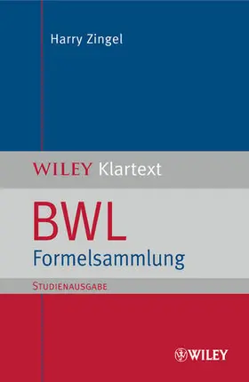 BWL Formelsammlung (SA)