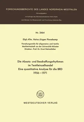 Die Absatz- und Beschaffungsrhythmen im Textileinzelhandel