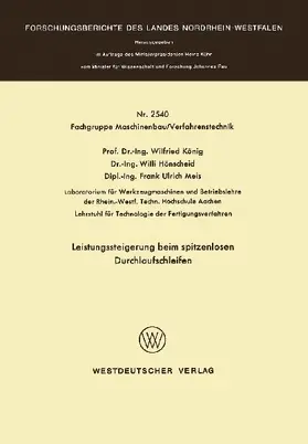 Leistungssteigerung beim spitzenlosen Durchlaufschleifen