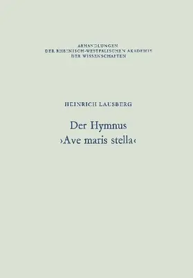 Der Hymnus ¿Ave maris stella¿
