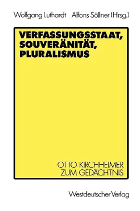 Verfassungsstaat, Souveränität, Pluralismus