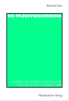 Die Pflegeversicherung