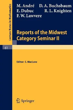 Reports of the Midwest Category Seminar II